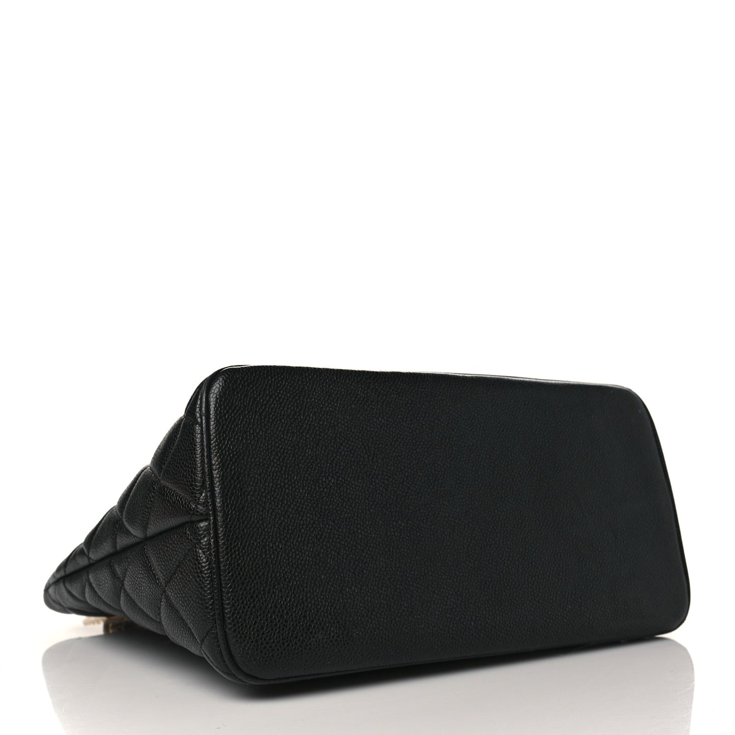 Caviar Quilted Medallion Tote Black