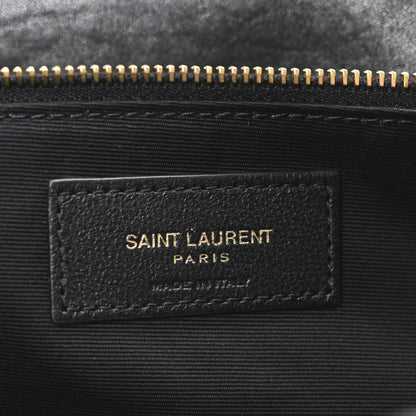 Saint Laurent Grained Lambskin Large Calypso Black 6 of 10