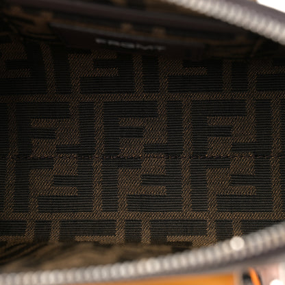 Fendi X FRGMT X POKEMON Glazed Fabric FF Pokemon Mini By The Way Top Handle Tobacco Moro Giallo Mimosa 5 of 10