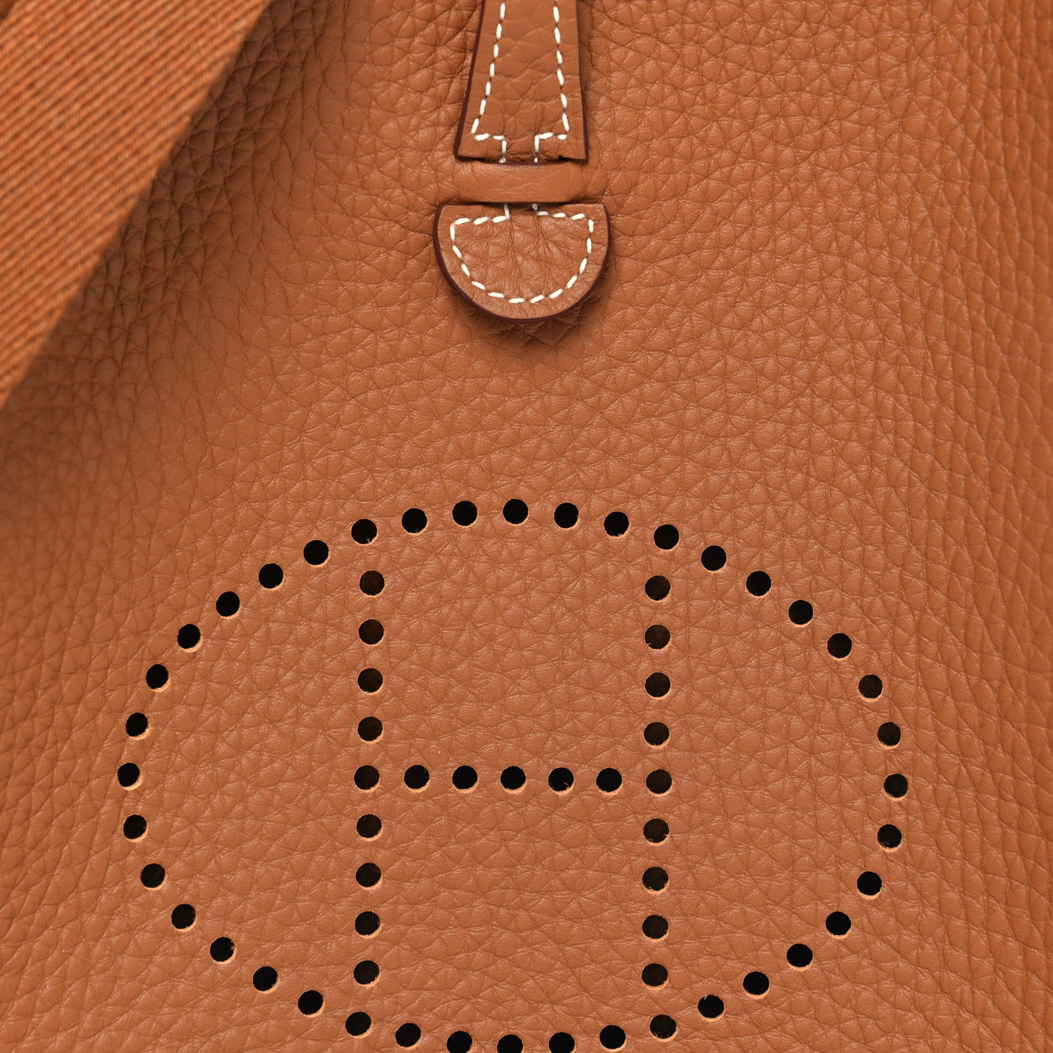 Hermes Taurillon Clemence Evelyne TPM Gold 8 of 11