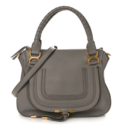 Chloe Calfskin Medium Marcie Satchel Cashmere Grey 1 of 10