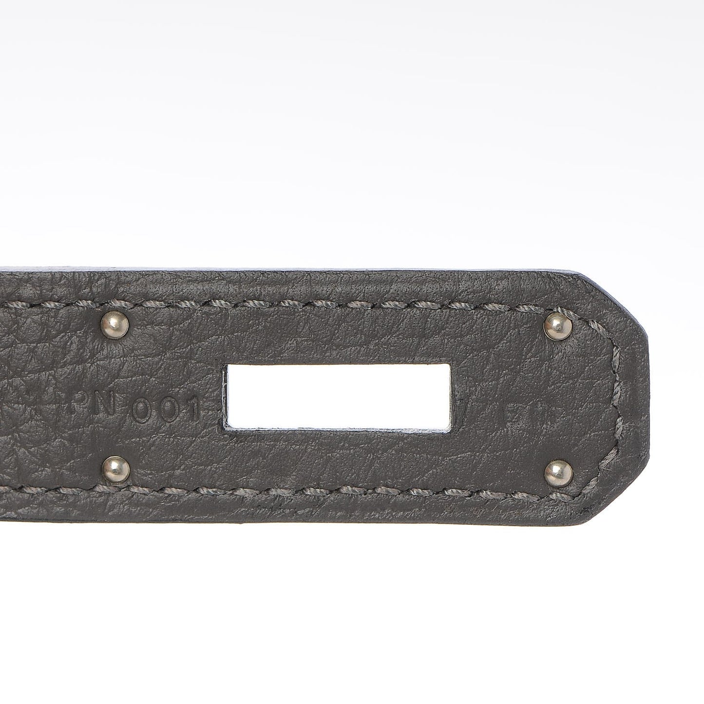 Togo Horseshoe Tri Color Kelly Retourne 40 Etain Gris Tourterelle Graphite