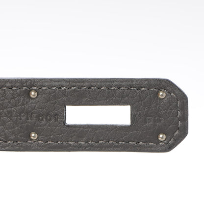 Hermes Togo Horseshoe Tri Color Kelly Retourne 40 Etain Gris Tourterelle Graphite 15 of 41