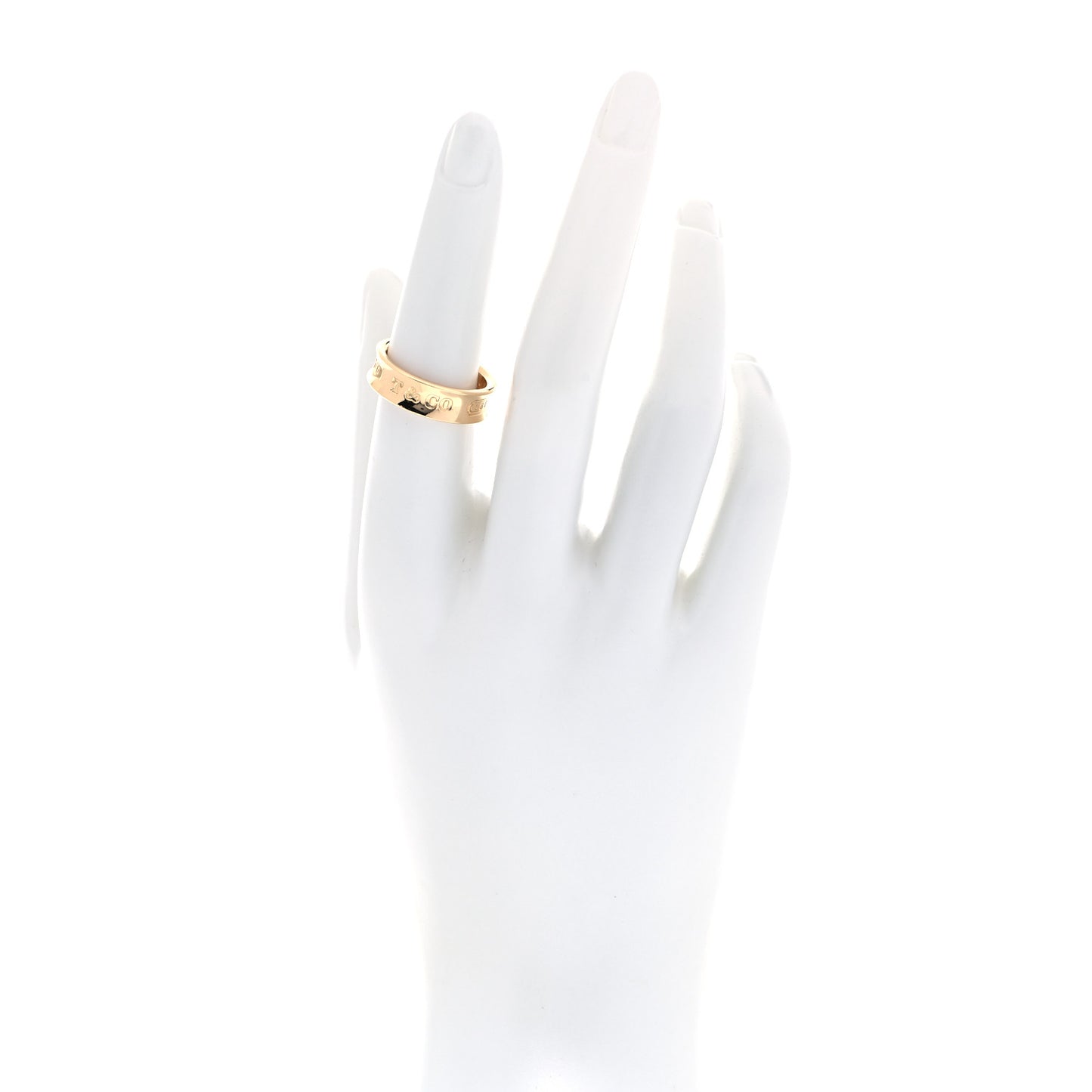 18K Yellow Gold 1837 Band Ring 53 6.5