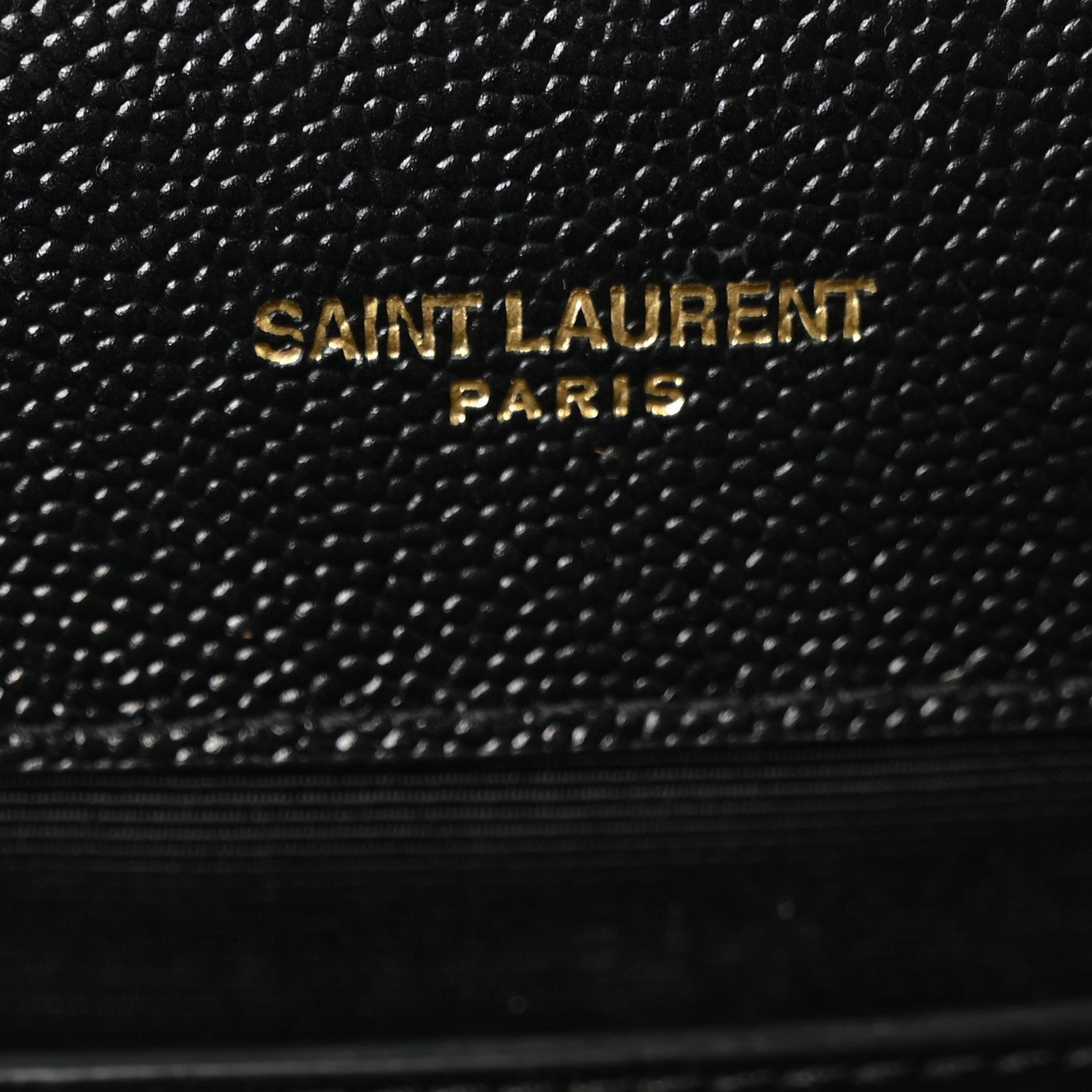 Saint Laurent Grain De Poudre Matelasse Chevron Medium Monogram Satchel Black 6 of 7