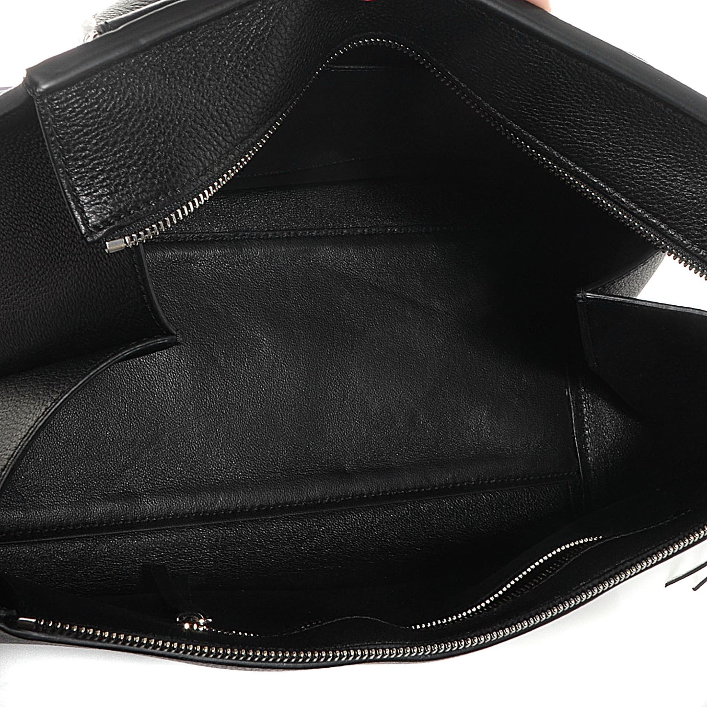 Grained Calfskin Small Edge Shoulder Bag Black