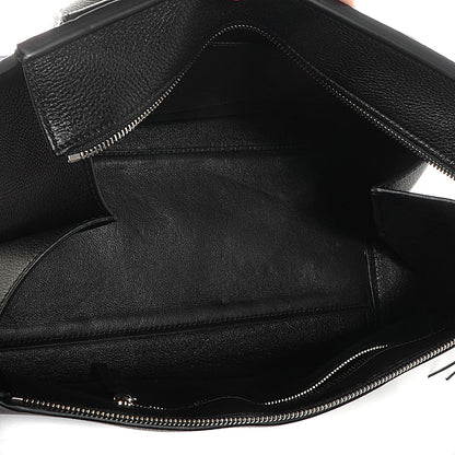 Celine Grained Calfskin Small Edge Shoulder Bag Black 5 of 10