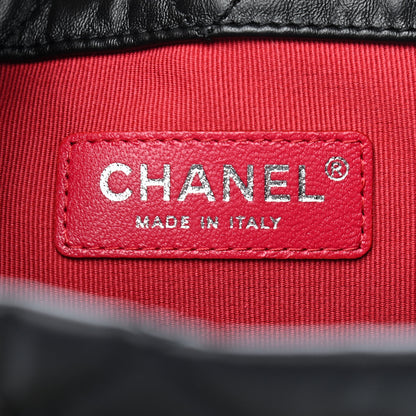 Chanel Aged Calfskin Quilted Small Gabrielle Backpack Black 6 of 9