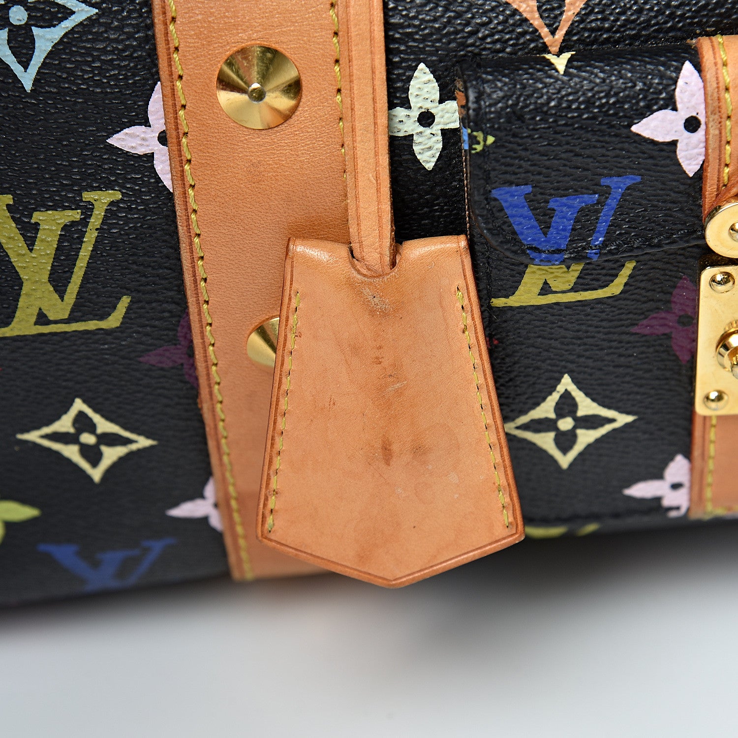 Louis Vuitton Monogram Multicolor Keepall 45 Black 25 of 27