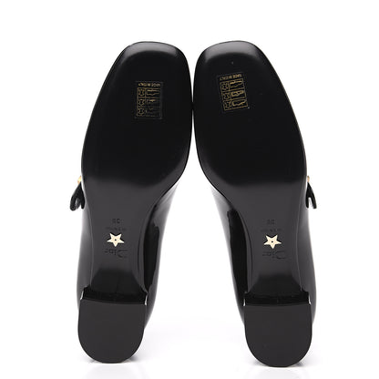 Christian Dior Patent Baby-D Ballet Pumps 39 Black 5 of 9