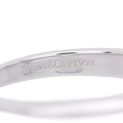 Tiffany Platinum Diamond .41ct Solitaire Engagement Ring 48 4.5 5 of 6