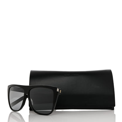 Saint Laurent Acetate SL1 Sunglasses Black 8 of 8