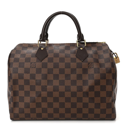 Louis Vuitton Damier Ebene Speedy 30 1 of 12