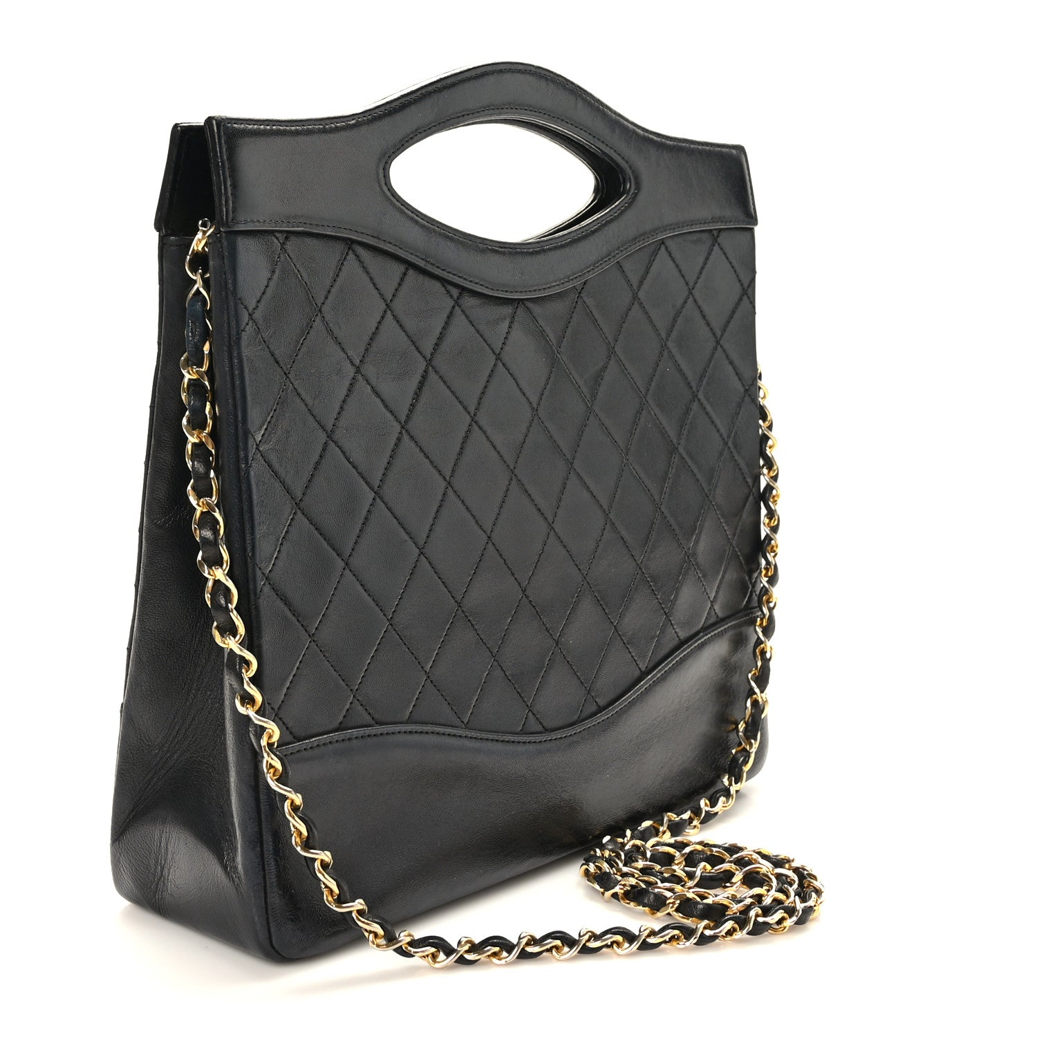 Chanel Lambskin Quilted 31 Shopping Bag Black 3 of 9