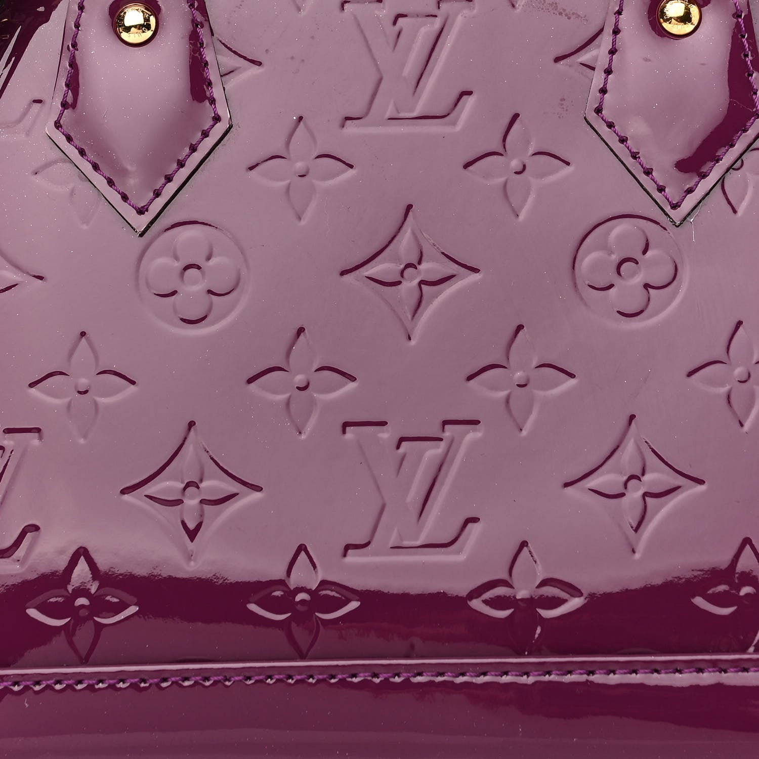 Louis Vuitton Vernis Alma BB Amethyste 8 of 10