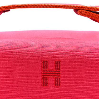 Hermes Canvas Small Bride-A-Brac Pouch Hibiscus 7 of 7