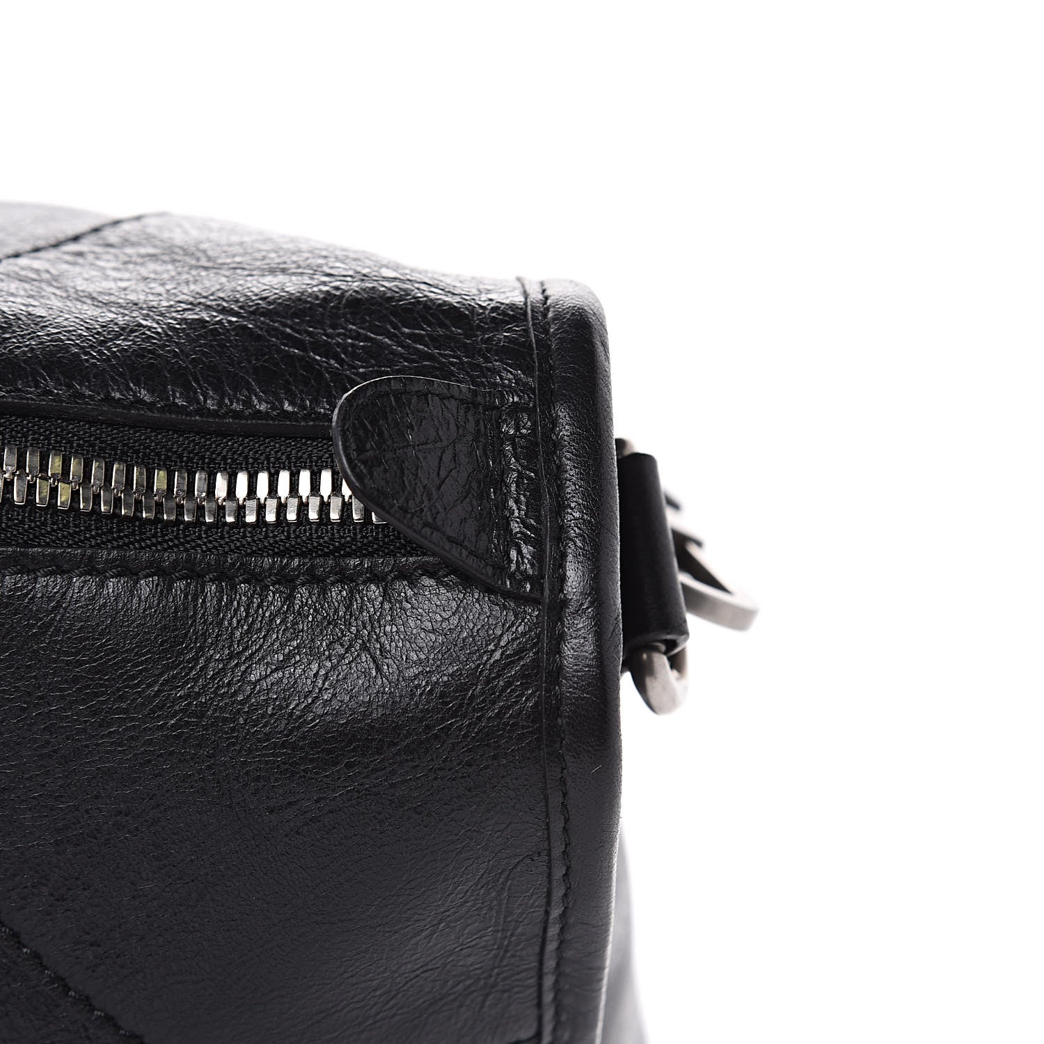 Gucci Fluffy Calfskin Morpheus Weekender Duffle Black 10 of 13