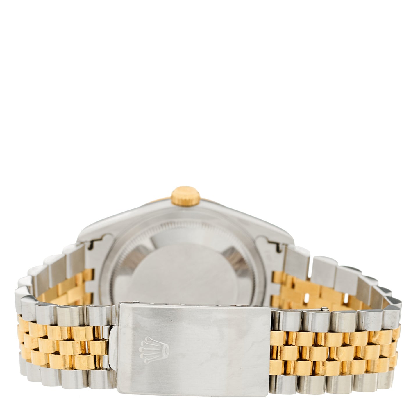 Stainless Steel 18K Yellow Gold Diamond 36mm Oyster Perpetual Datejust Watch Champagne 16233