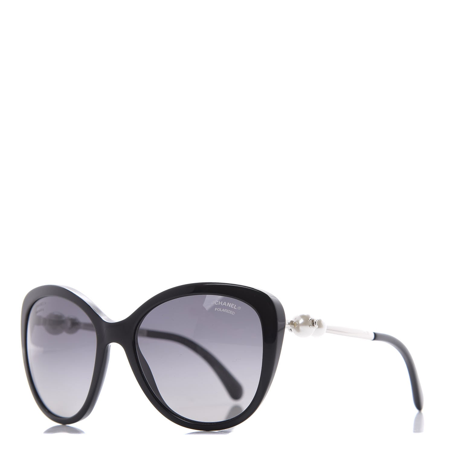 Chanel Pearl Polarized Sunglasses 5338-H-A Black 1 of 8