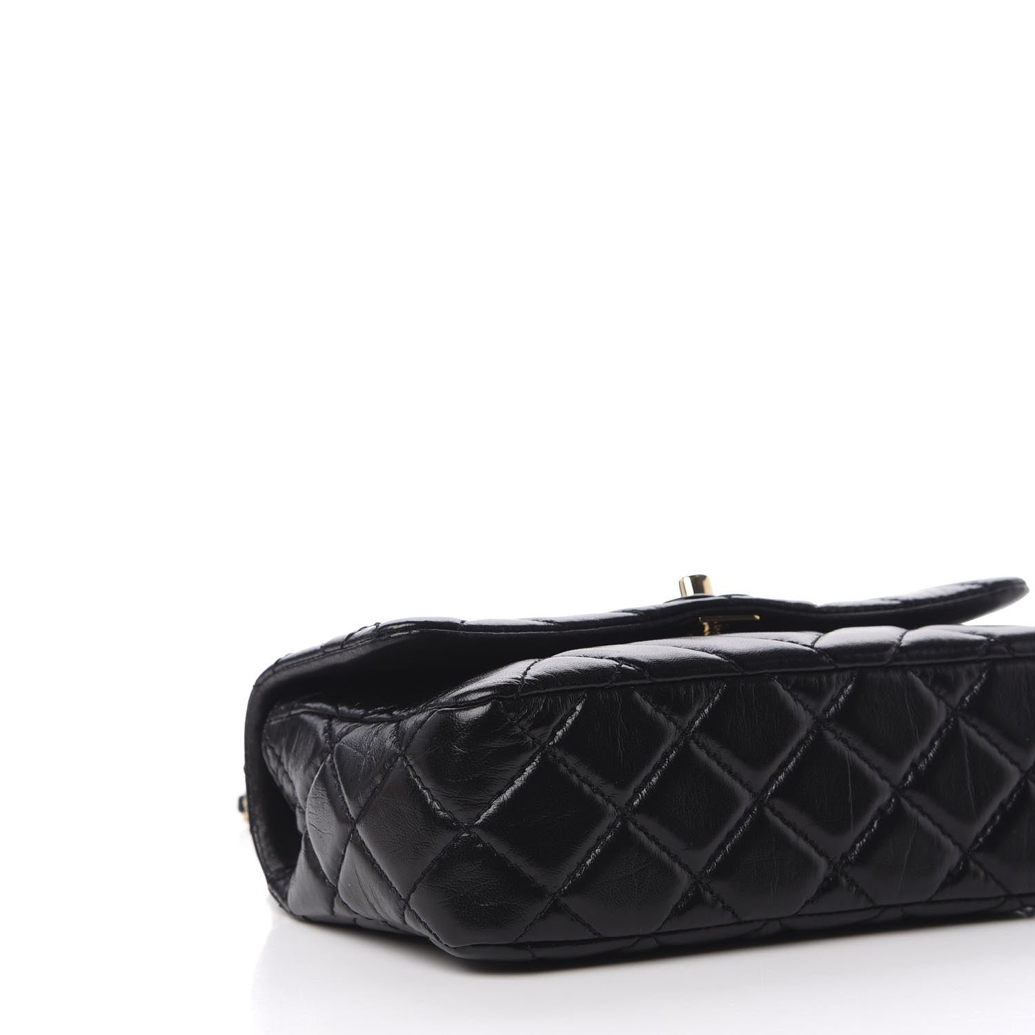Chanel Shiny Lambskin Quilted Small Montcoco Flap Black 6 of 11
