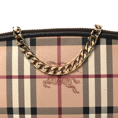 Burberry Haymarket Check Clara Pochette Chocolate 7 of 11