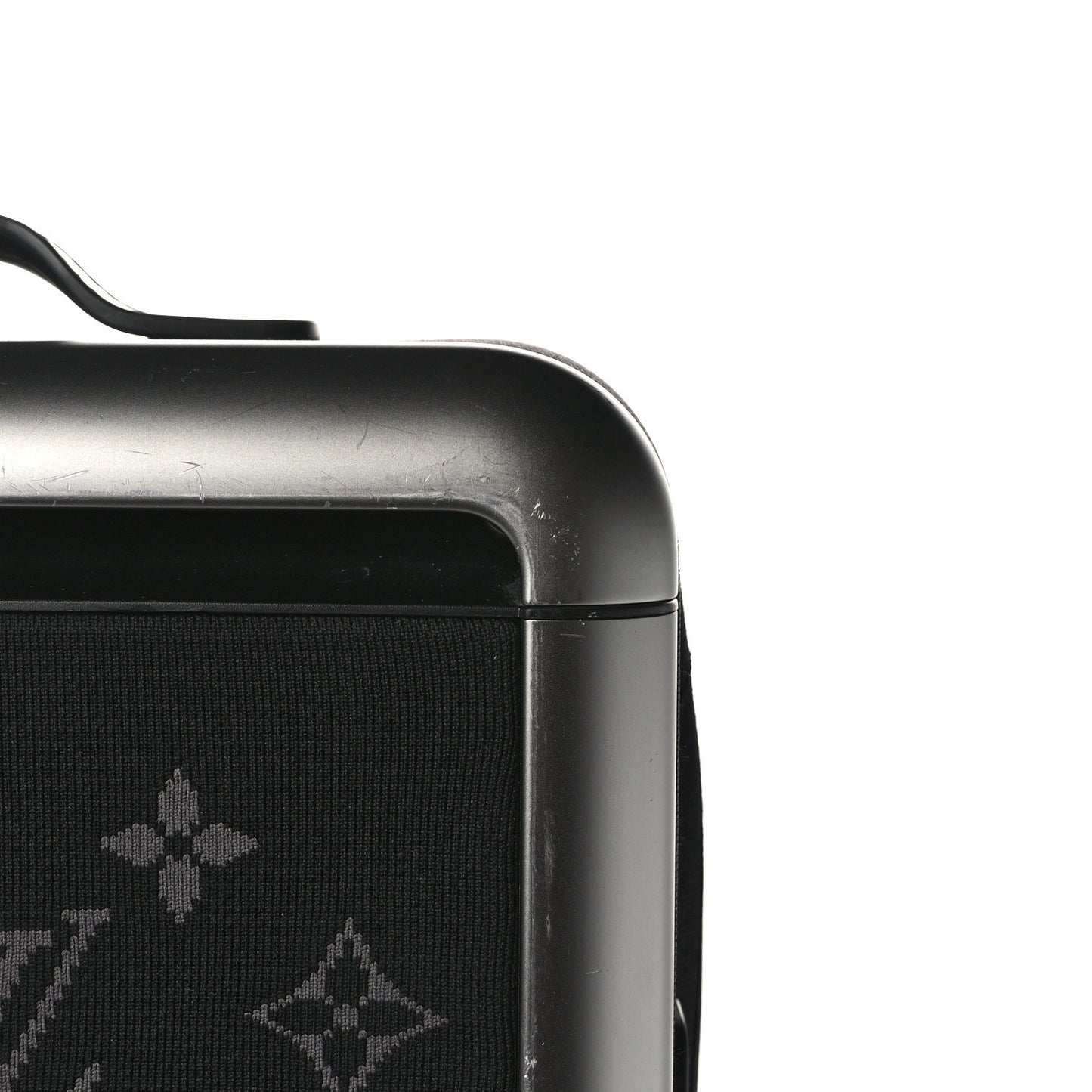 LOUIS VUITTON Knit Monogram Eclipse Horizon Soft 55 Suitcase