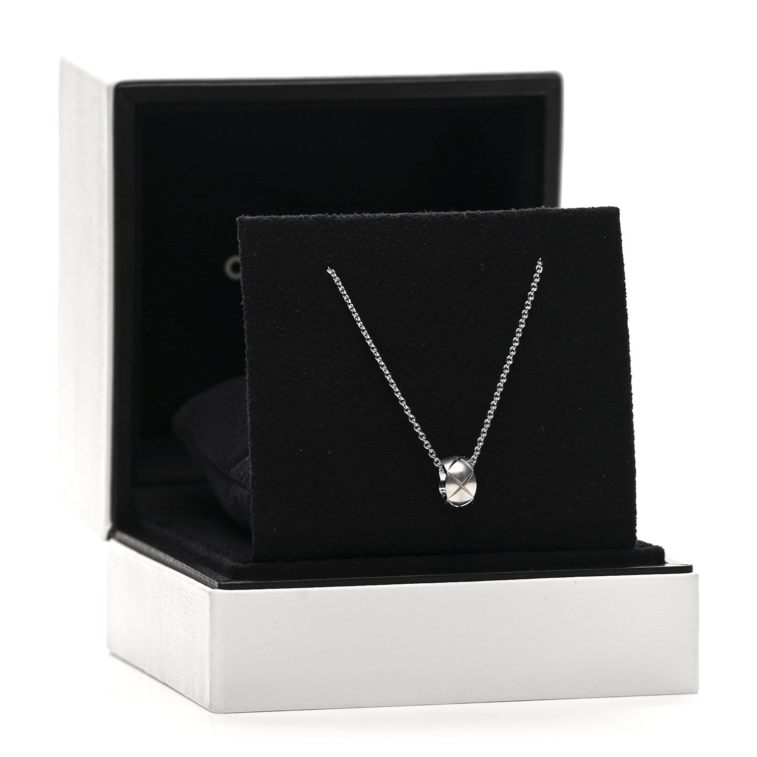 Chanel 18K White Gold Coco Crush Pendant Necklace 5 of 5