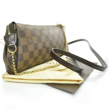 Louis Vuitton Damier Ebene Eva Clutch 2 of 9