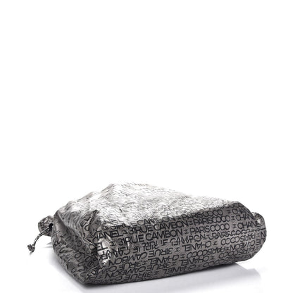Chanel Coated Canvas Unlimited Drawstring Tote Argent Fonce 4 of 7