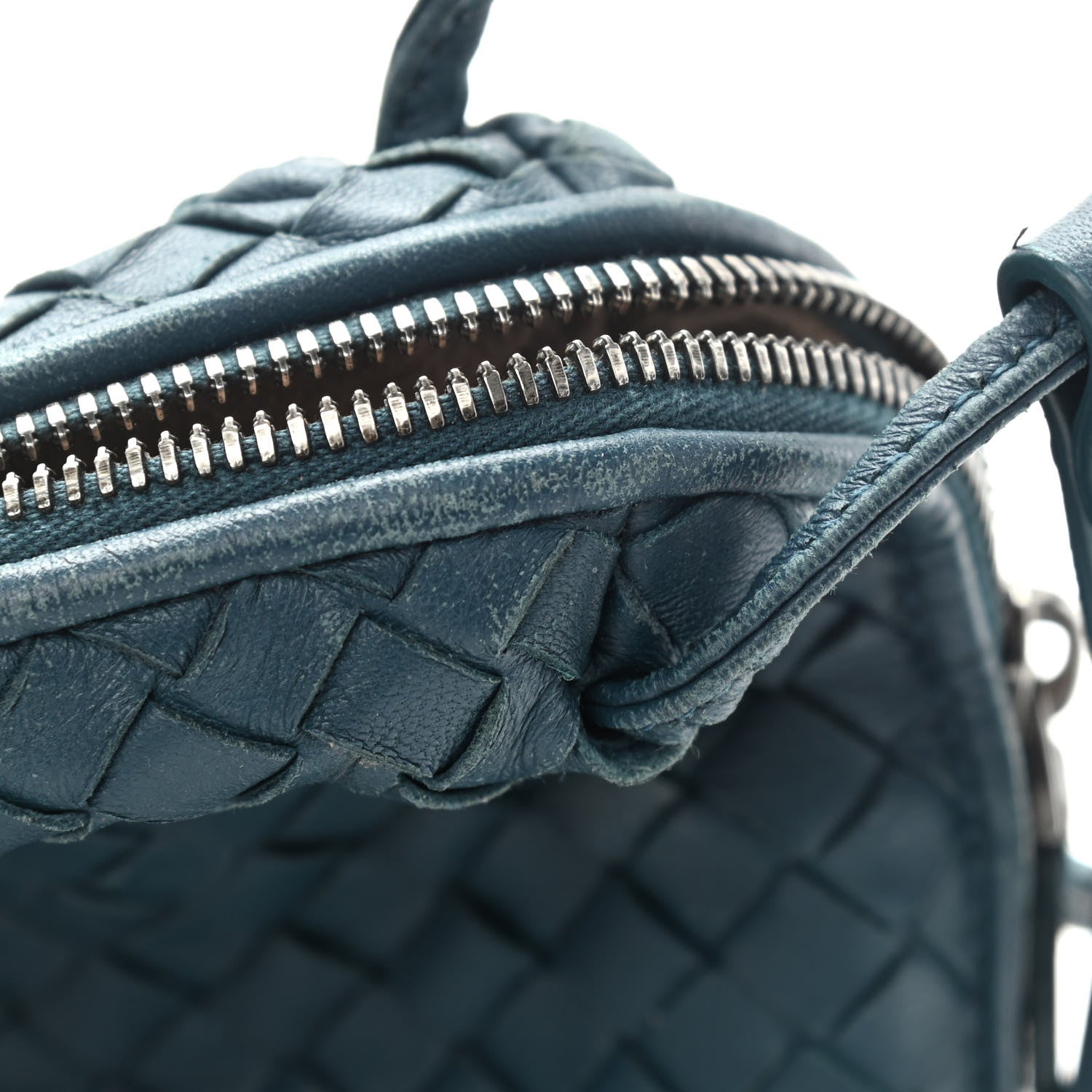 Bottega Veneta Nappa Intrecciato Nodini Crossbody Messenger Green 11 of 18