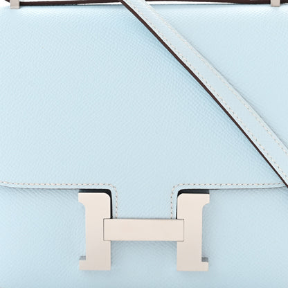 Hermes Epsom Constance 18 Bleu Brume 8 of 11