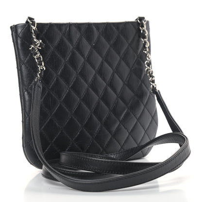 Chanel Aged Calfskin Quilted Crossbody Bag Black 3 of 13