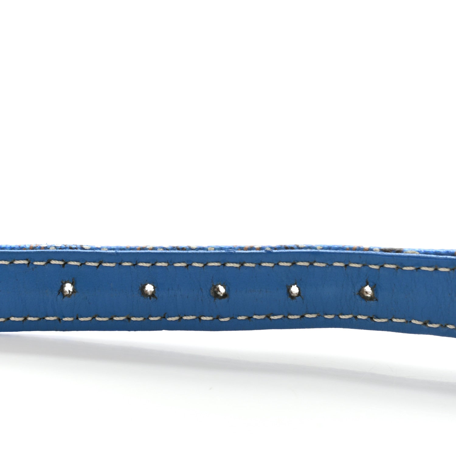 Goyard Goyardine Dog Collar Sky Blue 7 of 7