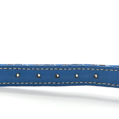 Goyard Goyardine Dog Collar Sky Blue 7 of 7