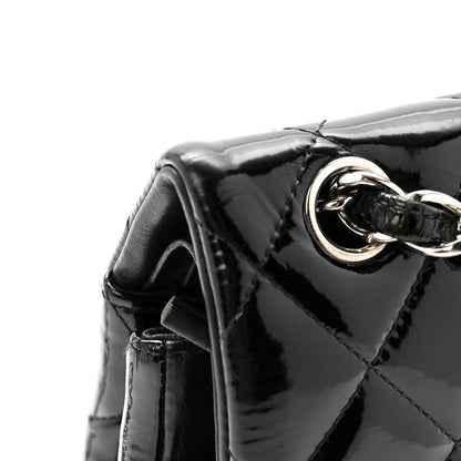 Chanel Patent Quilted Jumbo Double Flap Black 12 of 18