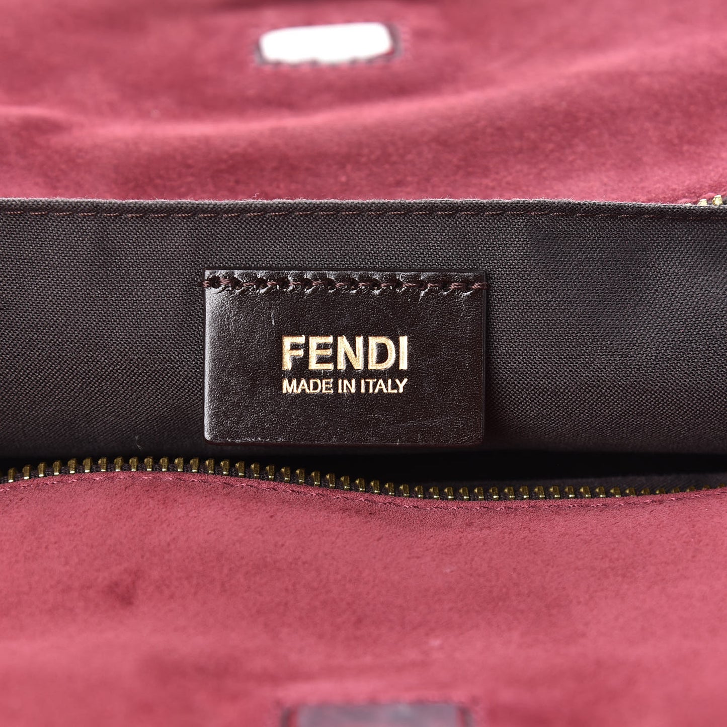 Pequin Vitello Magnetic Top Satchel Tobacco Amarena
