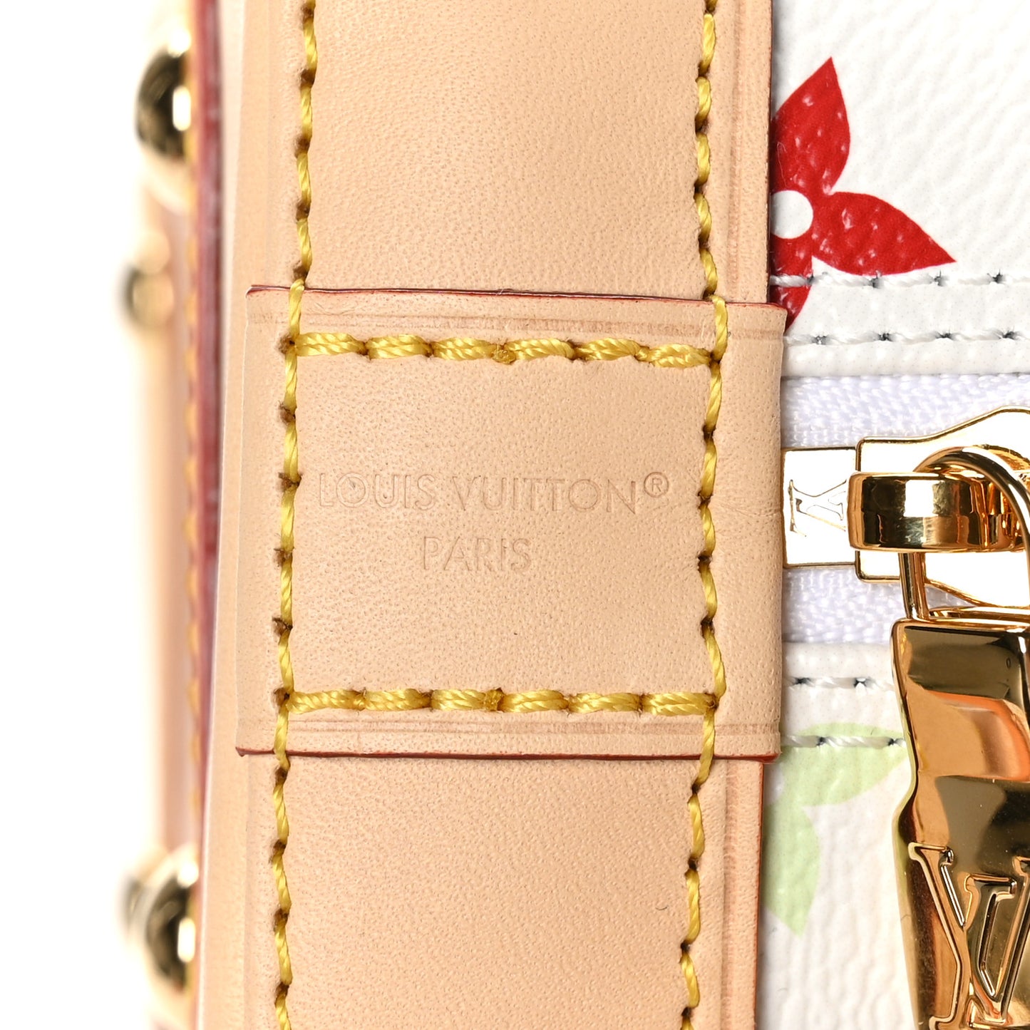 LV x TM Monogram Multicolor Alma BB White