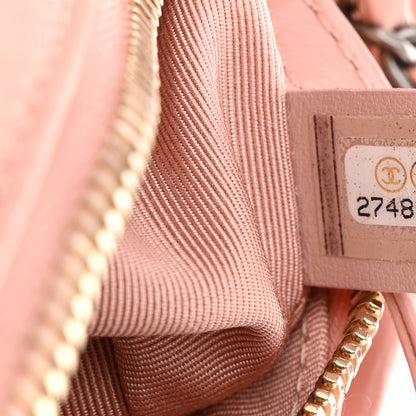 Chanel Aged Calfskin Quilted Small Gabrielle Hobo Light Pink 7 of 12