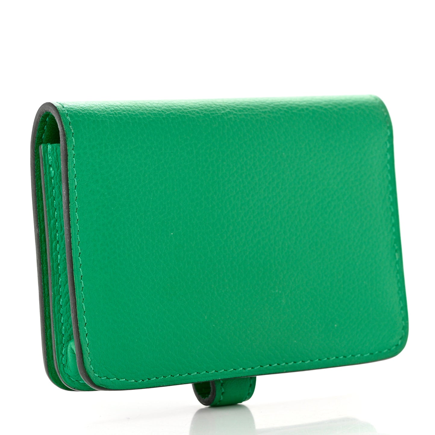 Togo Dogon Card Case Vert Vertigo