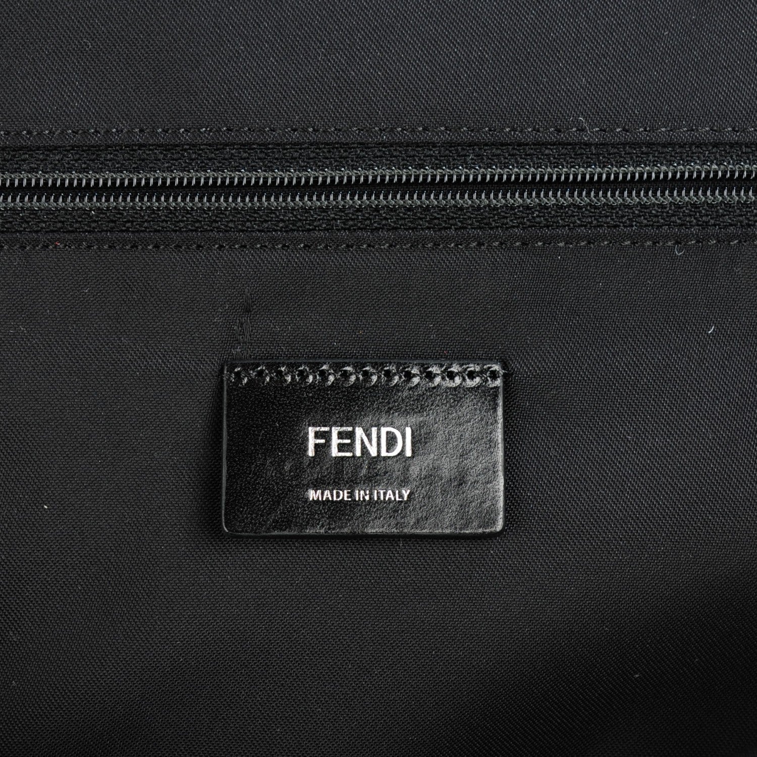 Fendi Nylon Vitello Elite Flamingo Granite Lightning Monster Eyes Backpack Multicolor Lavagna 6 of 9