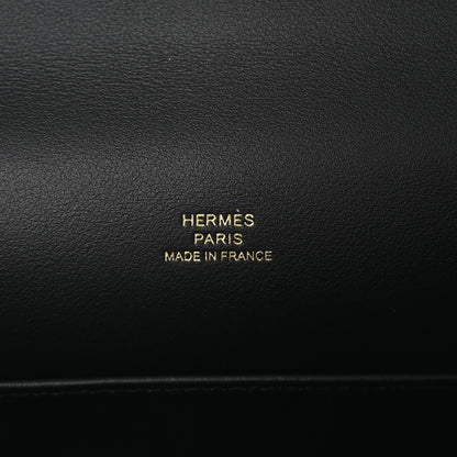 Hermes Swift Kelly Pochette Clutch Black 6 of 7