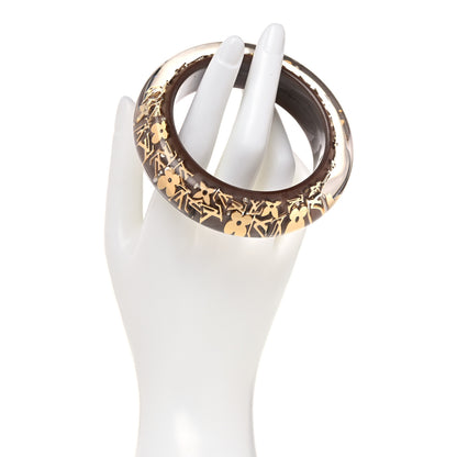 Louis Vuitton Resin Swarovski Medium Inclusion Bracelet GM Praline 2 of 5