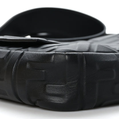 Fendi Nappa FF 1974 Embossed Baguette Black 7 of 9