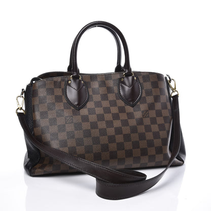 Louis Vuitton Cuir Taurillon Damier Ebene Normandy Black 2 of 10