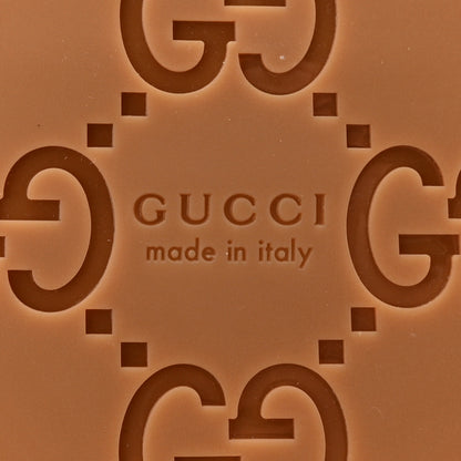 Gucci Monogram Womens Platform Sandals 37 Beige Ebony Sundial 7 of 10