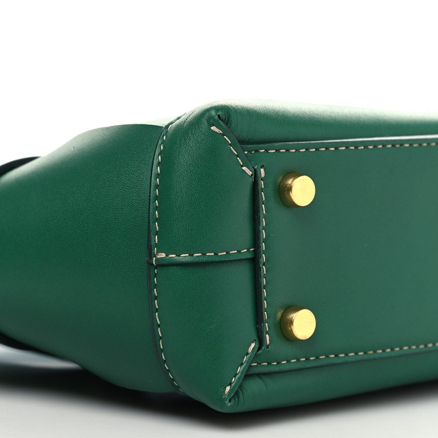 Bottega Veneta Calfskin Mini Maxi Intrecciato Arco Green 8 of 9