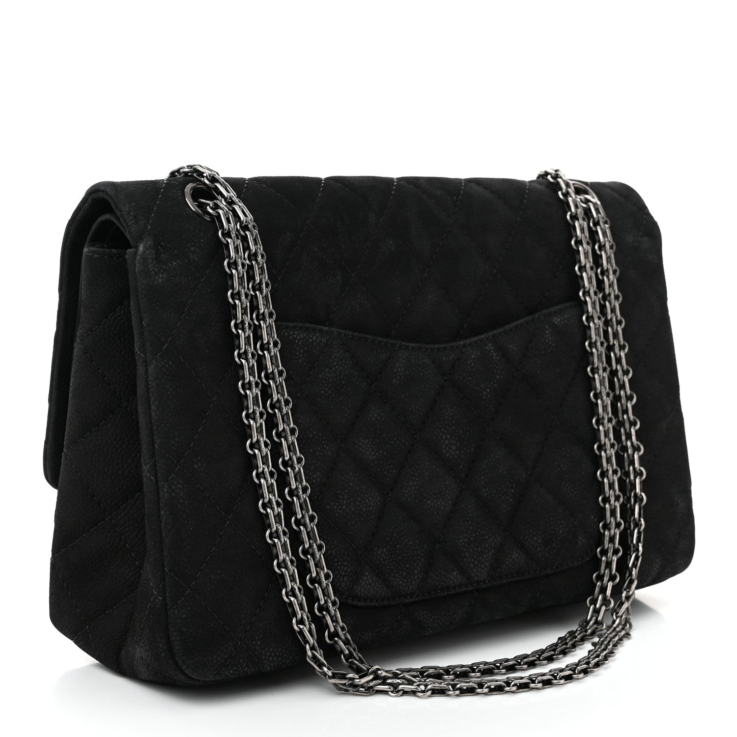 Chanel Iridescent Caviar Quilted 2.55 Reissue 227 Flap Black 3 of 11