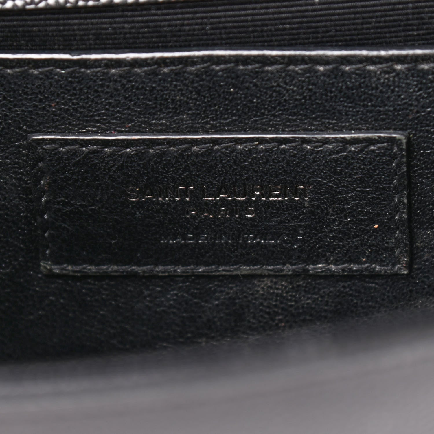 Saint Laurent Grain De Poudre Small Monogram Kate Satchel Black 8 of 9