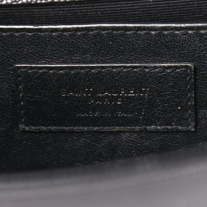 Saint Laurent Grain De Poudre Small Monogram Kate Satchel Black 8 of 9