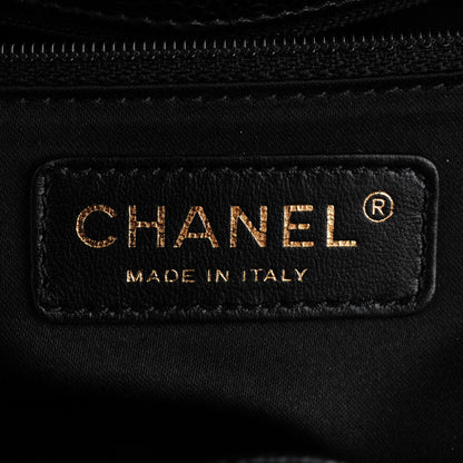 Chanel Caviar Quilted Petit Shopping Tote PST Black 6 of 7